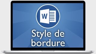 Tutoriel Word 2013  Appliquer un style rapide de bordure à une cellule de tableau [upl. by Otrebide]