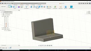 09 Faire une nervure Fusion 360 [upl. by Kcered978]