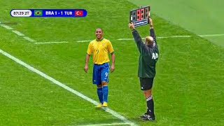 RONALDO FENÔMENO ENTERED THE GAME AND PUT BRAZIL INTO THE 2002 WORLD CUP FINAL [upl. by Lauren]