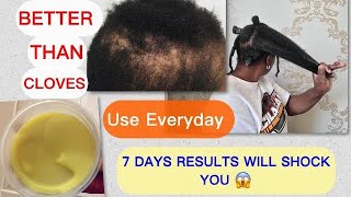 Your hair may become too thick to handle in just 14days  most potent hair growth butter howto [upl. by Amandie]