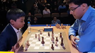 Sicilian Defense Najdorf Variation  Praggnanadhaa 🆚 Vishwanathan Anand [upl. by Llemij]