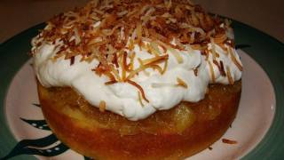 Pina Colada Cake for Two Small Batch [upl. by Dyraj]