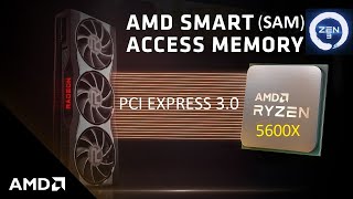 Smart Acess Memory SAM ZEN 3 Ryzen 5600x  RX 6800 13 Games [upl. by Olecram]