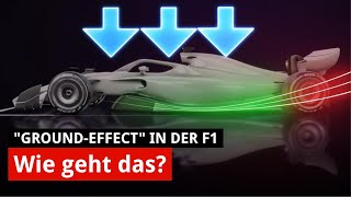 F1Regeln 2022 erklärt So funktioniert der quotGroundEffectquot [upl. by Barncard]