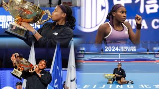 Have you ever seen tennis player Coco Gauff playing footballtennis wta gauff [upl. by Wyatan]