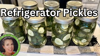 Easy Refrigerator Pickles  Pickled Vegetables [upl. by Goer532]