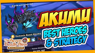 BEST HEROES 🔥AKUMU BOSS KNIGHTHOOD EXPEDITION🔥  SEVEN DEADLY SINS IDLE [upl. by Hildebrandt]