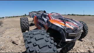 ARRMA Kraton 8s 15 quotBALLISTICquot 980 vs 840kv 56112 Hobbystar with 3439T Limitless gears [upl. by Arbma]