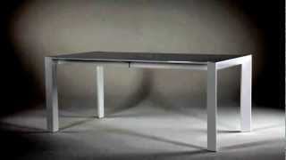 Table extensible design blanche White  Catalogue BUT 20122013 [upl. by Harry81]