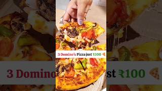 3 Dominos Pizza at just ₹100 🤑  Dominos New Offer  dominos coupon code today  Dominos Pizza [upl. by Zenas1]