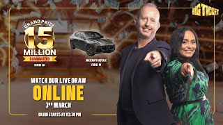 Grand Prize AED 15 Million Series 261 and Dream Car Maserati Grecale GT Series 10 Live Draw [upl. by Anaid]