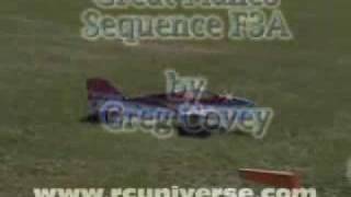 Great Planes Sequence F3A  Dan Landis flying his stock GP Sequence F3A [upl. by Enyaht239]