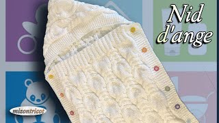 TRICOT Tuto Pas à Pas  NID DANGE🐑 [upl. by Dove502]