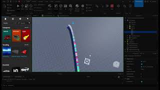 Bezier curve visualizer Roblox Studio [upl. by Namad]