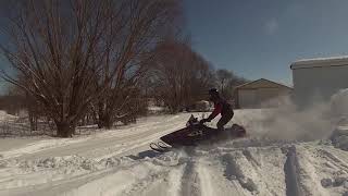 Putzing around on the new 1998 Polaris XCR 700 Triple [upl. by Grefer378]