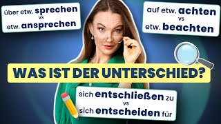 Diese Verben VERWECHSELN viele Deutschlerner I Deutsch lernen b2 [upl. by Andi]