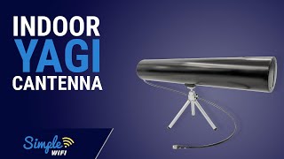 Long Range Indoor WiFi Yagi Cantenna Refresh [upl. by Anitsyrc]