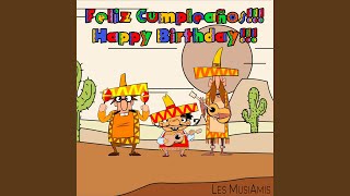 Happy Birthday Mariachi Spanish amp English [upl. by Eitsirhc]