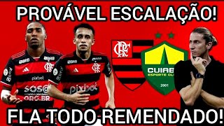 PROVÁVEL ESCALAÇÃO DO FLAMENGO X CUIABÁ ÚLTIMO TREINO DO FLAMENGO NOVIDADE NO ATAQUE DO MENGÃO [upl. by Llewol]