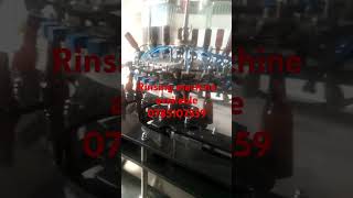 Glass bottles rinsing machine [upl. by Hubert]