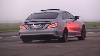 BRABUS MercedesBenz CLS63 S AMG La Performance  Revs Accelerations Drag Racing [upl. by Mook]