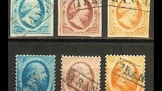 The first 101 stamps issued in the Netherlands [upl. by Augustus]