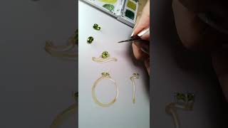 August Birthstone Peridot Peridot Jewelry Design [upl. by Anitsrihc]