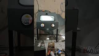 Vapor blasting blasting vaporblasting machine diy [upl. by Nerb]