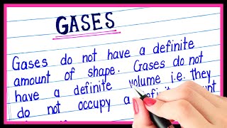 What are gases  definition of gases  types of gases [upl. by Nitsyrc74]