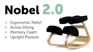 NOBEL 20  Ergonomic Kneeling Chair for Upright Posture [upl. by Anavas]