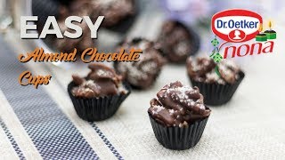 Easy Almond Chocolate Cups [upl. by Silloc119]