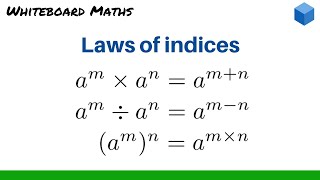 Laws of indices part 1 [upl. by Joo]