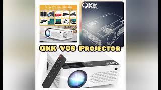 QKK V08 Projector unboxing review [upl. by Anurag]