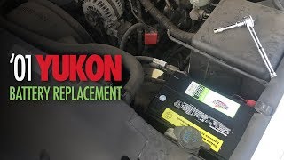 2001 GMC Yukon Battery Replacement  Interstate Battery from Costco [upl. by Blaze]