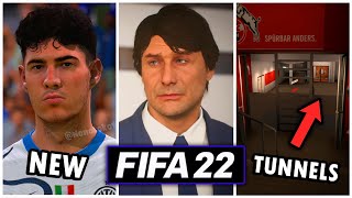 FIFA 22  NEWS  NEW Faces Managers UPDATE Stadium DETAILS NEW Celebration amp More [upl. by Dorris]