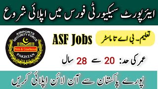 ASF Jobs 2023 Online Apply  How to Online Apply for ASF jobs  Airports Security Force Foundation [upl. by Emawk]