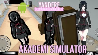 Akademi Simulator Mission Mode With Nemesis Yandere Simulator Port For ANDROID [upl. by Sholley971]