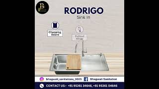 Upgrade your kitchen with RODRIGOs sleek Sink sink kitchengadgets [upl. by Akilak351]