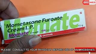 Mometasone  Momate cream  Mometasone furoate  Mometasone furoate cream [upl. by Assenat]