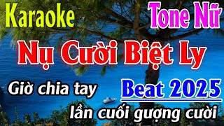 Nụ Cười Biệt Ly Karaoke Tone Nữ  Cm  Karaoke Lâm Organ [upl. by Marino]