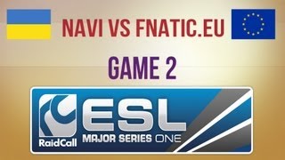 NaVi vs Fnaticeu g2 Quarterfinal RaidCall EMS One Spring 2013 [upl. by Accalia]