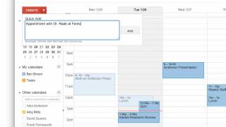 Creating Events in Google Calendar [upl. by Anneirda]