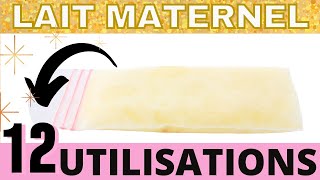 12 utilisations du lait maternel [upl. by Lativa]