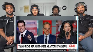 Libs RAGE as Trump APPOINTS Matt Gaetz amp Tulsi Gabbard to Cabinet 🔥 [upl. by Elodea]