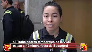 La USO mejora derechos de 43 trabajadores que pasan a contrato indefinido en VRC de Ecopetrol [upl. by Esilanna925]