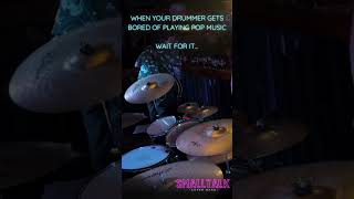 When Your Drummer Gets Bored ukpartyband britneyspears doubletime livemusicsussex [upl. by Frager]