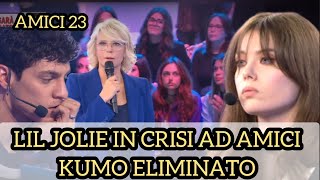 Amici 23 Il Serale Kumo è il secondo eliminato Lil Jolie va in crisi Maria costretta ad intervenire [upl. by Squire387]