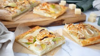 Potato Leek Tart With Gruyere and Goat Cheese Recipe [upl. by Daugherty703]