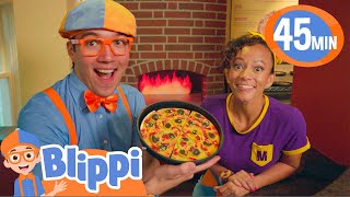 Blippi And Meekah Pretend Play Together  BEST OF BLIPPI TOYS  Educational Videos for Kids [upl. by Alyad]