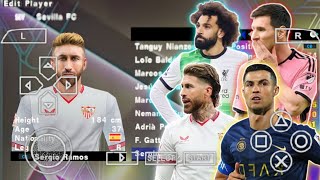 eFootball Pes 2024 PSP New Update Kits Latest Transfer January l Camera Ps5 Best Graphics [upl. by Ilysa]